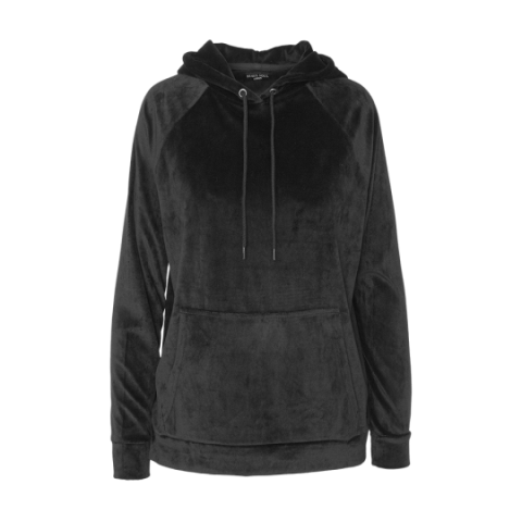 Hooded velvet sweatshirt. - LSS 374MICHELLEA