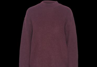 Ballon sleeve ribbed oversized jumper. - LK 230PLUTO