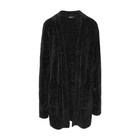 Chenille cardigan with pockets. - LK 250SHELLYA