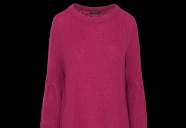 Flared sleeve crew neck jumper. - LK 248MONZA