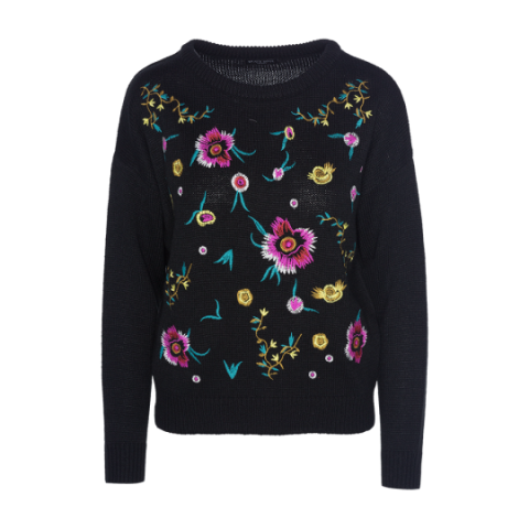 Floral embroided jumper - LK 249CHLOE