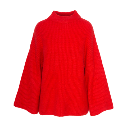 Funnel neck oversized jumper. - LK 273ROOT