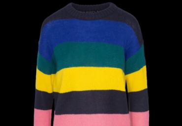 Multi colour stripe jumper - LK 230MULTI