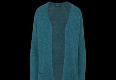 Knitted cardigan with front pockets. - LK 28MOODI