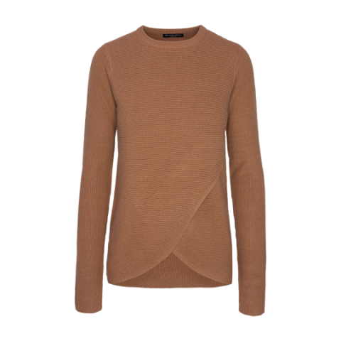 Knitted jumper with cross over at front. - LK 273VILLAGE