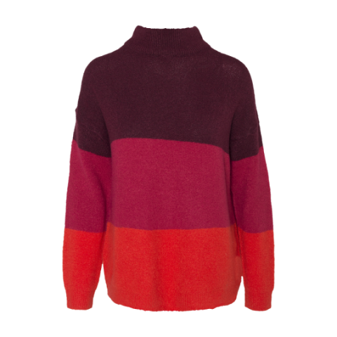 Knitted jumper with stripe detail. - LK 230LANNISTORM