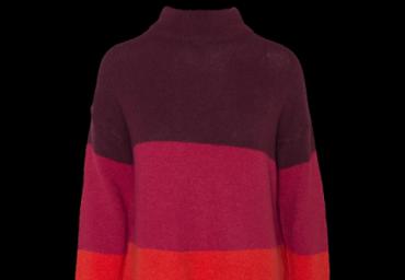Knitted jumper with stripe detail. - LK 230LANNISTORM