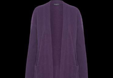 Long cardigan with pockets and rib detail. - LK 230LECHINO