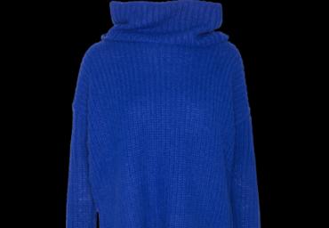 Oversized cowl neck jumper. - LK 230SCOTCH