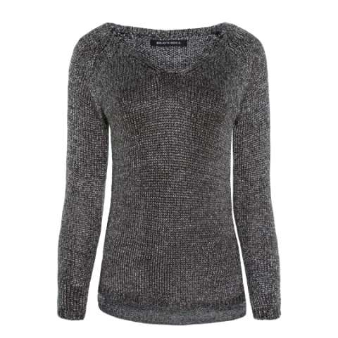 V neck metallic jumper - LK 28METALLICAC