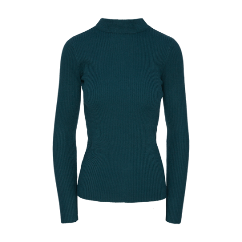 Turtle neck ribbed jumper. - LK 250RIGBYB