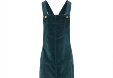 Corduroy dungaree dress. - LDRW 340ALEXAGRN