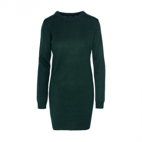 Crew neck long sleeve dress - LK 230GRUNGY