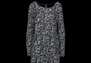 Ls paisley printed dress with tie up at back. - LDRJ 481PENNY