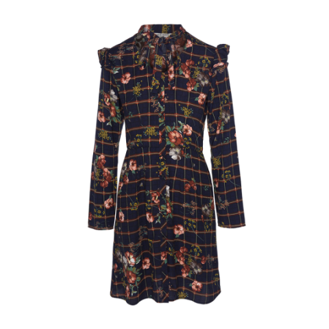 Lsleeve dress with ruffle details - LDRW 272VALENTIN