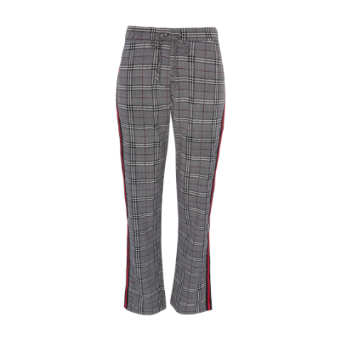 Wales checkered trouser with tape side seams. - LTRW 225TAPE