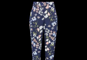 All over floral pyjama printed trouser. - LTRW 225OSAKA