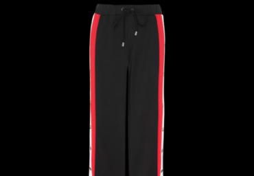 Jog pants with stripe and popper detail at side. - LTRJ 225POPPER