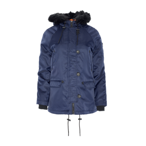 Fur trim hood parka - LJK ECLIPSE