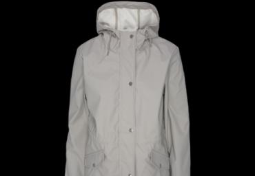 Hodded rubberised raincoat with pockets. - LJK SAFFYPKA