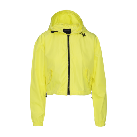 Hooded cropped rainmac. - LJK JADEPKA