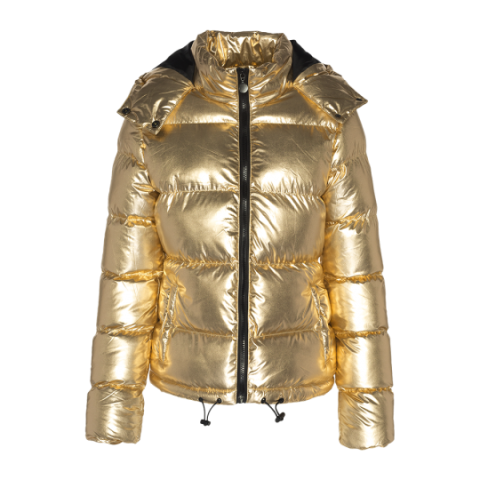 Hooded metallic jacket - LJK THUNDERPKC
