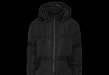Hooded padded jacket with drawcord. - LJK CELLOPKA