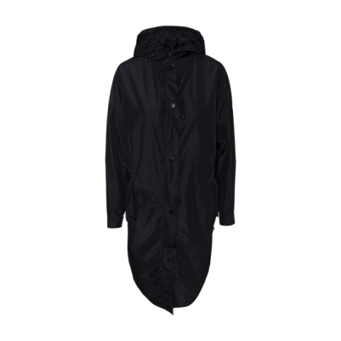 Hooded parka with adjustable waistcord. - LJK TYLER