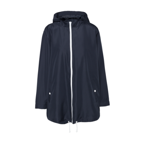 Hooded raincoat with colour contrast. - LJK RIOTPKA