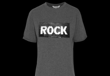 T- Shirt with slogan on front - LTS 272ROCKIE